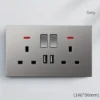 169ba107-d764-4c66-9674-040f997d5bcf.webp 1pc UK Standard 2 Open 13A Switch Socket with Dual USB Ports