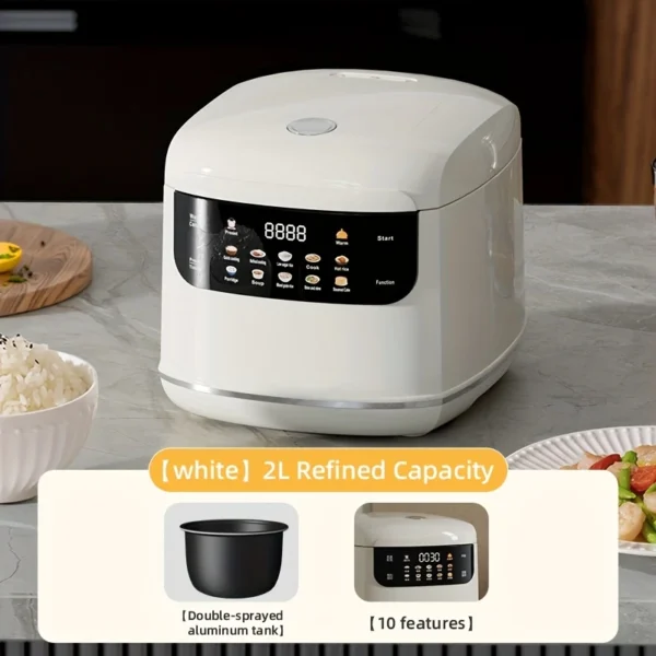 75ff3075-584d-4720-8247-c4d3bdb02b47.webp SENBOWE 2-Cup Digital Rice Cooker with Touch Screen