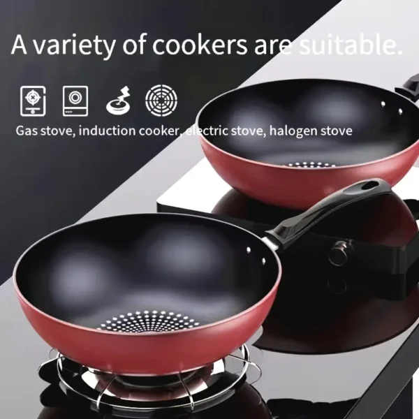 German Diamond Nonstick Stir fry Pan